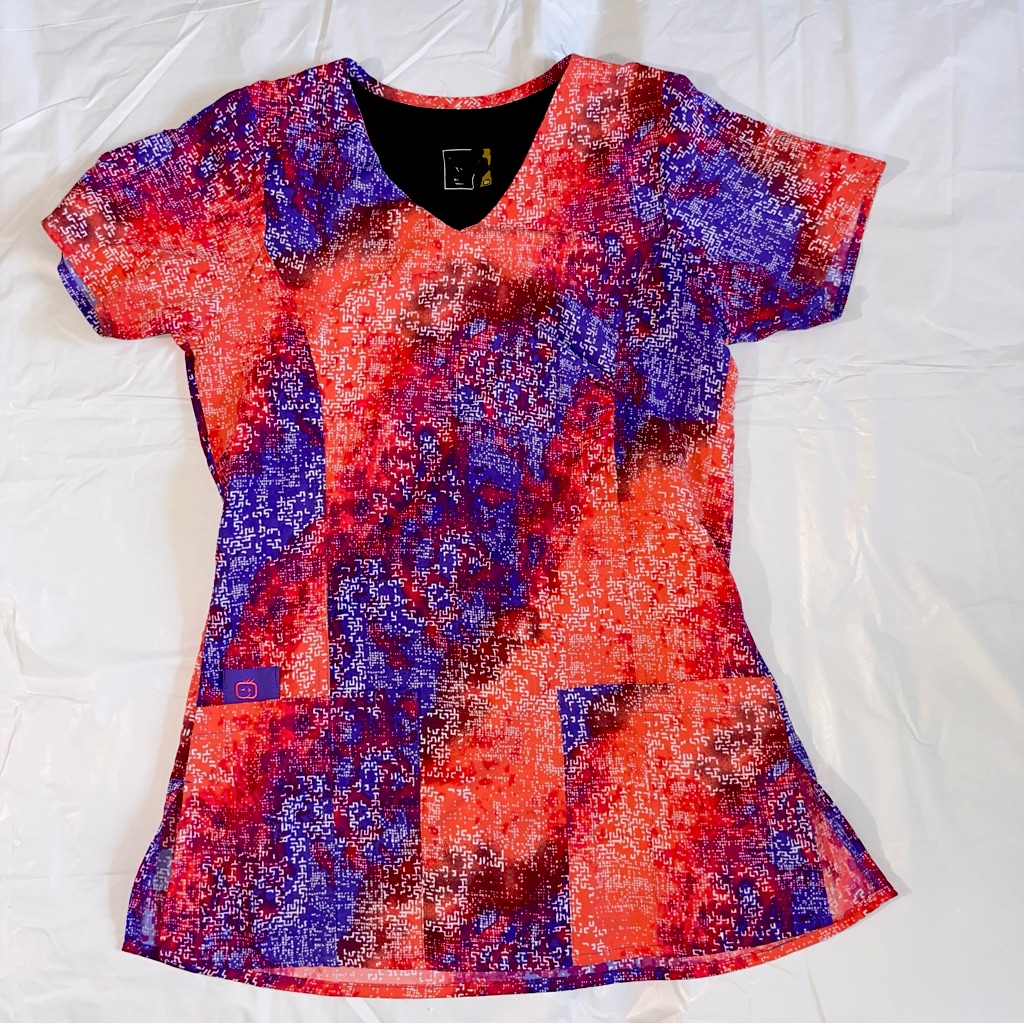 Women's Scrub Top Xs